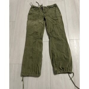 Free People Olive Green Track Pants